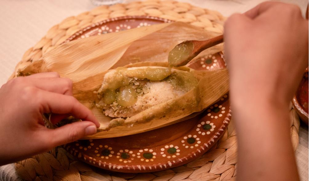 Tamales in Mexico City 