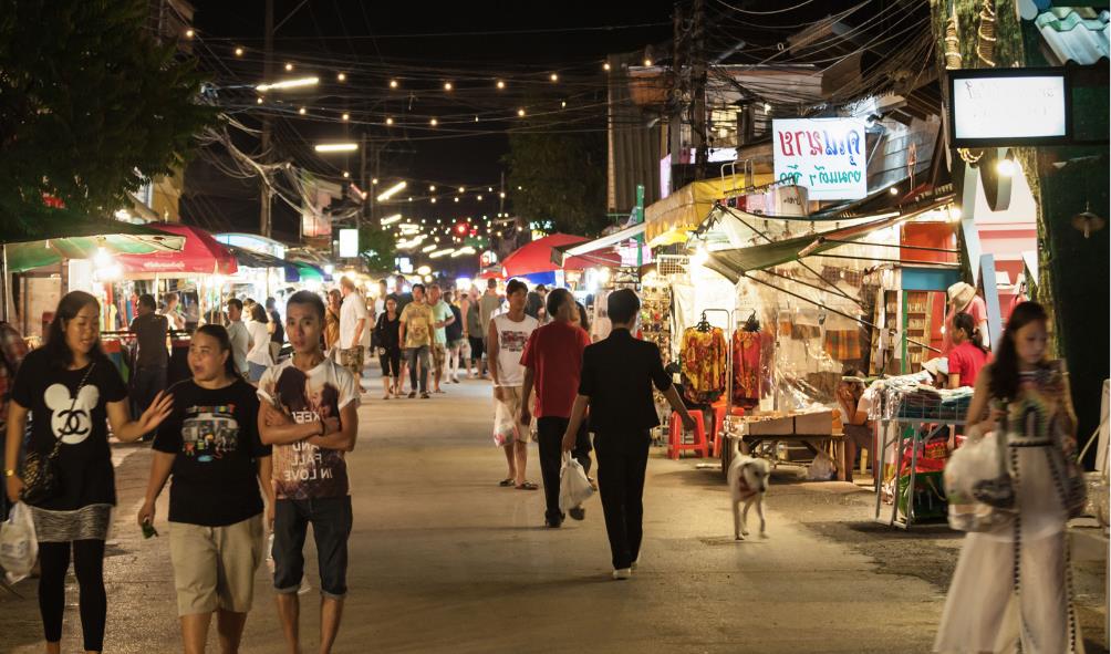 Fresh produce street markets 