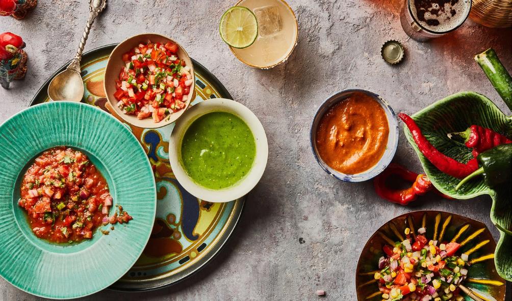 Fresh chilies in Mexican cuisine 