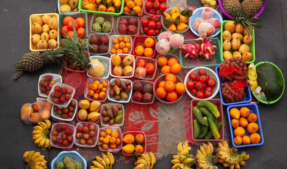 Fresh chilies in Mexican cuisine 